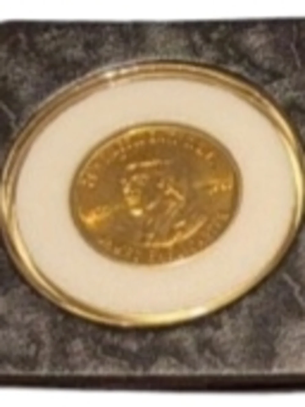 📣Vintage 🪙 39th President 🇺🇲 James E. Carter 24kt Plated Commemorative Coin